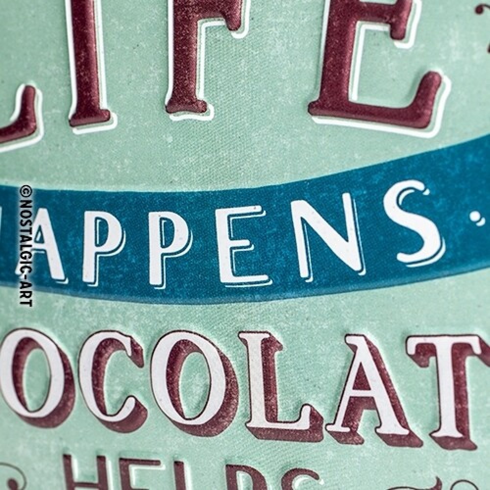LENTELĖ "LIFE HAPPENS. CHOCOLATE HELPS" 26191
