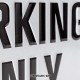 LENTELĖ "BMW PARKING ONLY" 22241