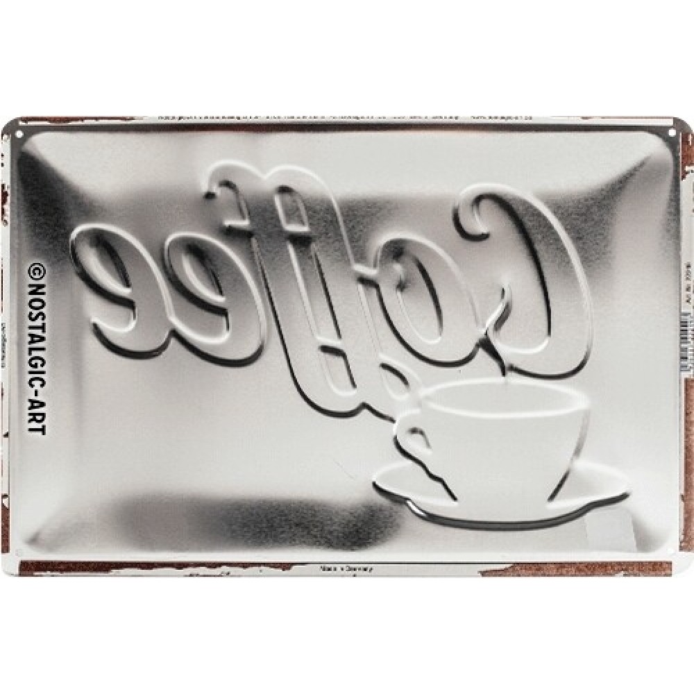 LENTELĖ "STRONG COFFEE SERVED HERE" 22249