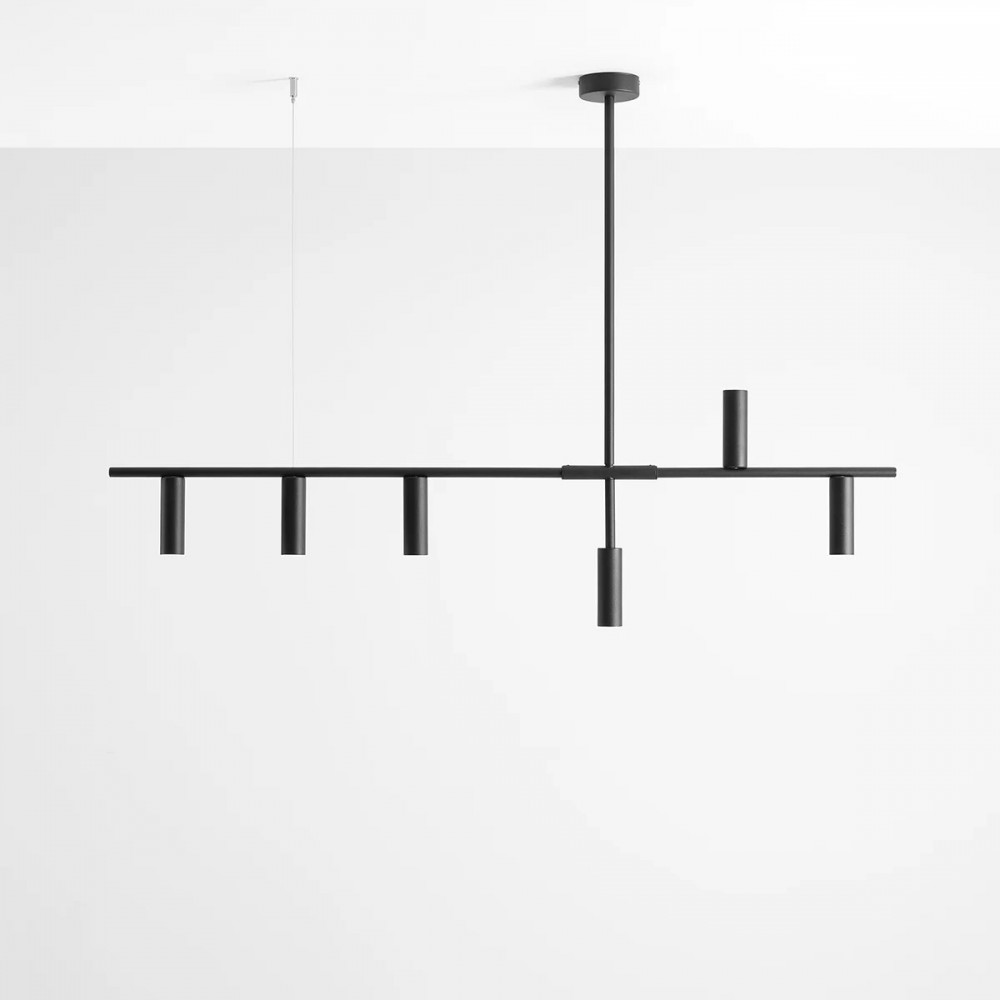 TREVO 6 ALL BLACK 1104K1 Lubinis šviestuvas