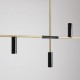 TREVO 6 BLACK BRASS 1083K40 Lubinis šviestuvas