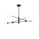 HOMME 6 BLACK 1090PL_K1 Lubinis šviestuvas