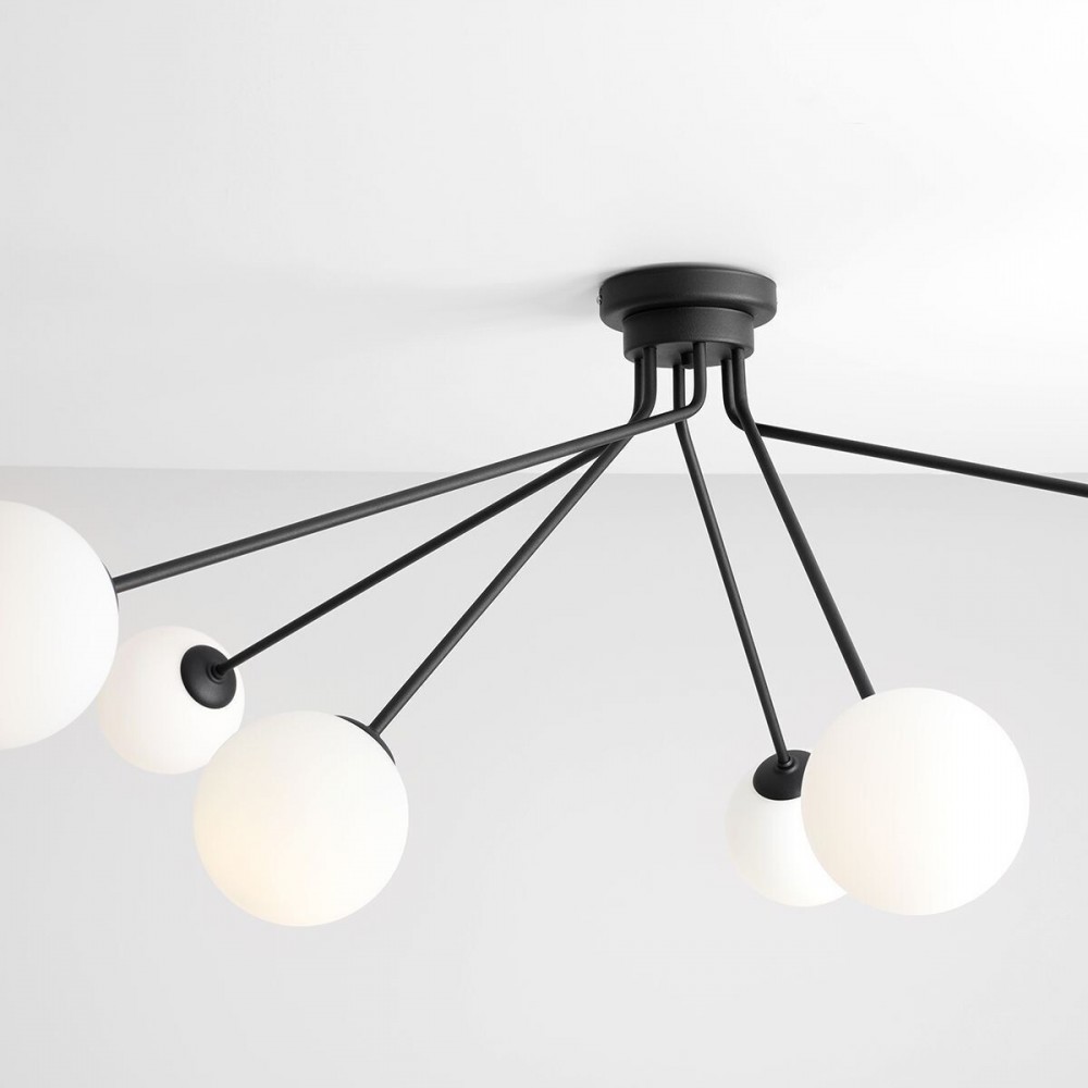 HOLM 6 BLACK 1082PL_K1 Lubinis šviestuvas