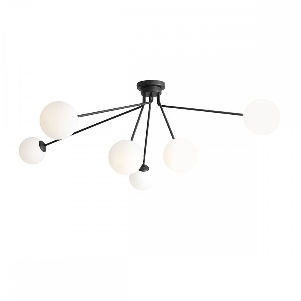 HOLM 6 BLACK 1082PL_K1 Lubinis šviestuvas