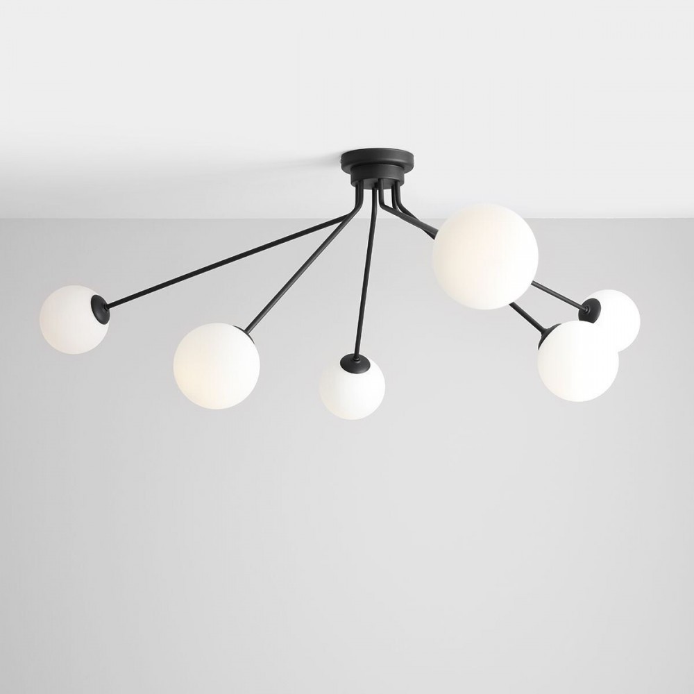 HOLM 6 BLACK 1082PL_K1 Lubinis šviestuvas