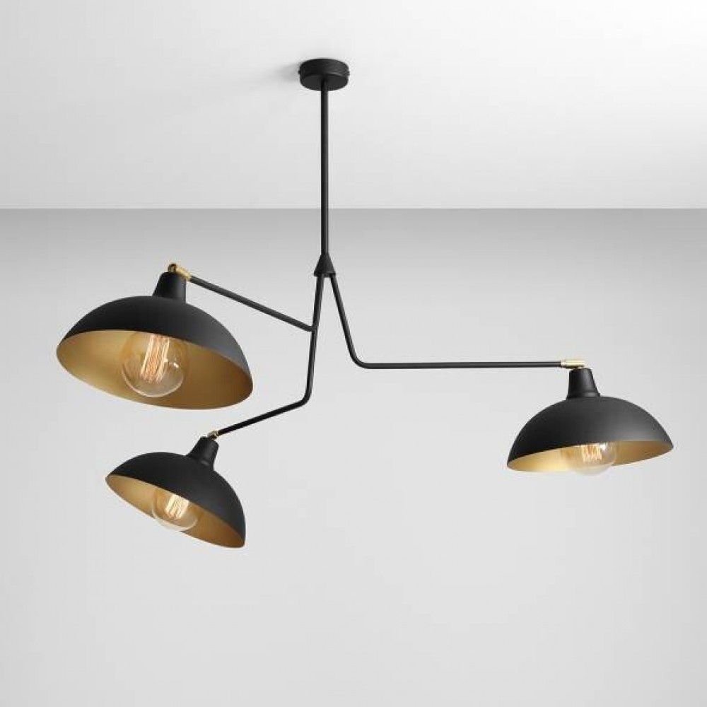 ESPACE 3 BLACK 1036E_1 Lubinis šviestuvas