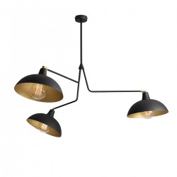 ESPACE 3 BLACK 1036E_1 Lubinis šviestuvas
